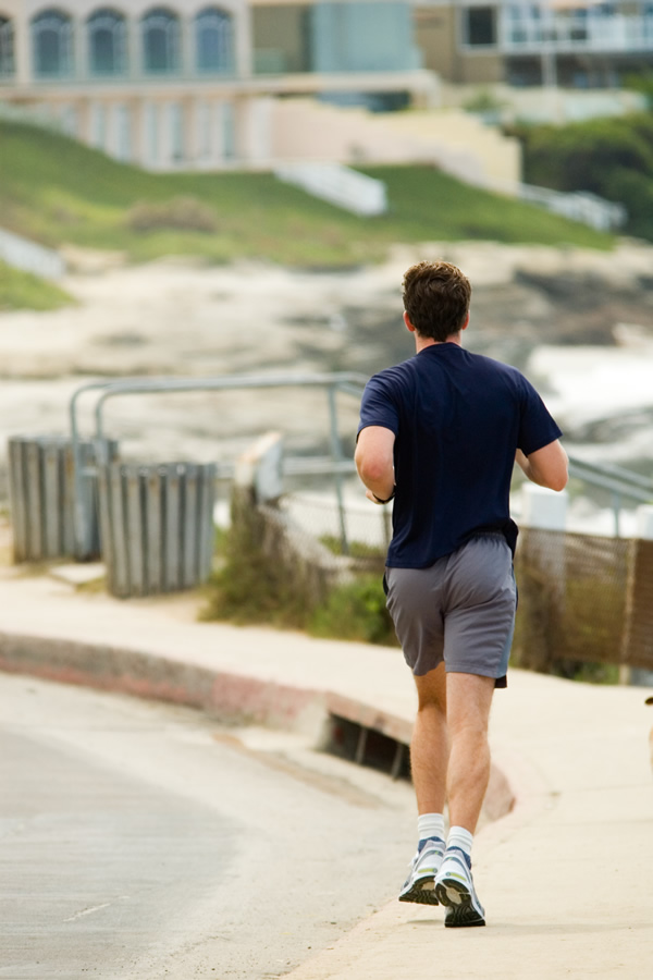 Man Running - Point Loma Coast